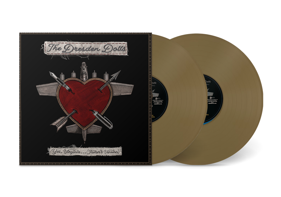Yes, Virginia…(Tailor’s Version) Gold Double Vinyl Gatefold Album +  Heartplane Longsleeve T-Shirt Pack. (PRE-ORDER)