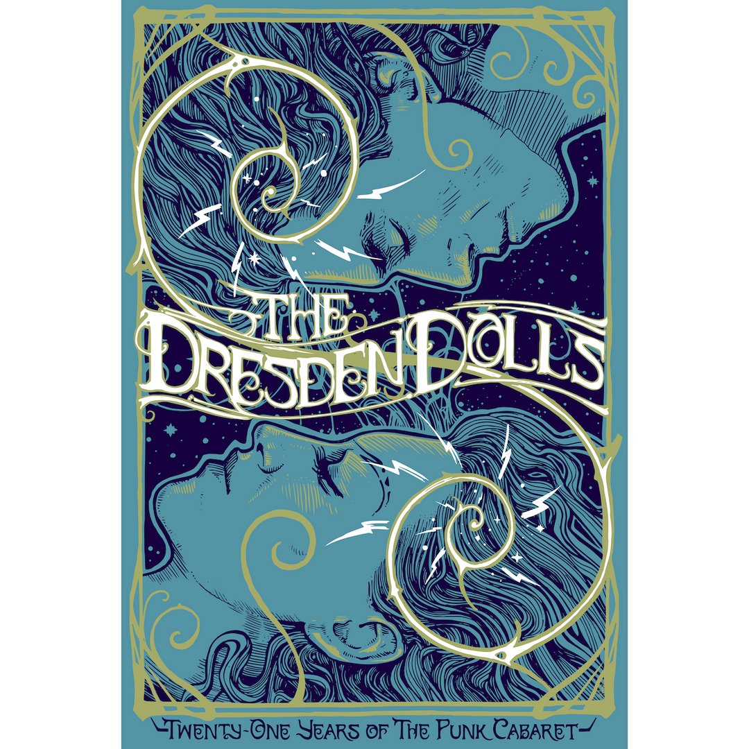 Malleus 21st Anniversary Blue/Gold Digitally-Printed Poster